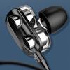 Stereo Wired Earphone High Bass 6D Stereo In-Ear Sport Earphones Earbuds