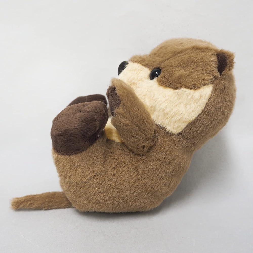 Sanei Boeki Original Kyun Koro Plush Otter 10x12x12cm Animal Toy