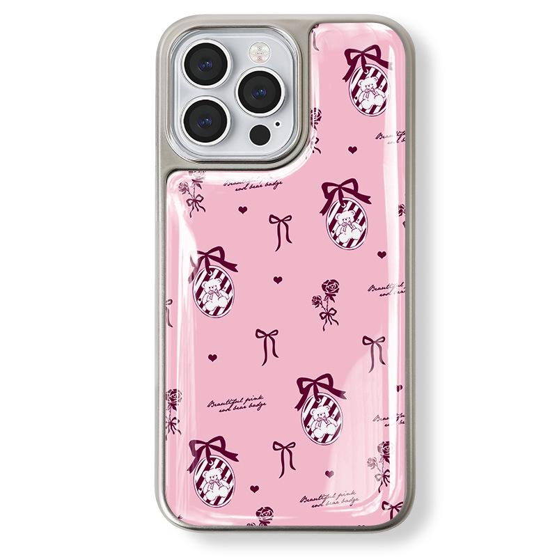 

Чехол Zhitai с гальваническим серебряным краем и капельным клеем для iPhone 14 Pro и Xiaomi 14 Xiaomi 15