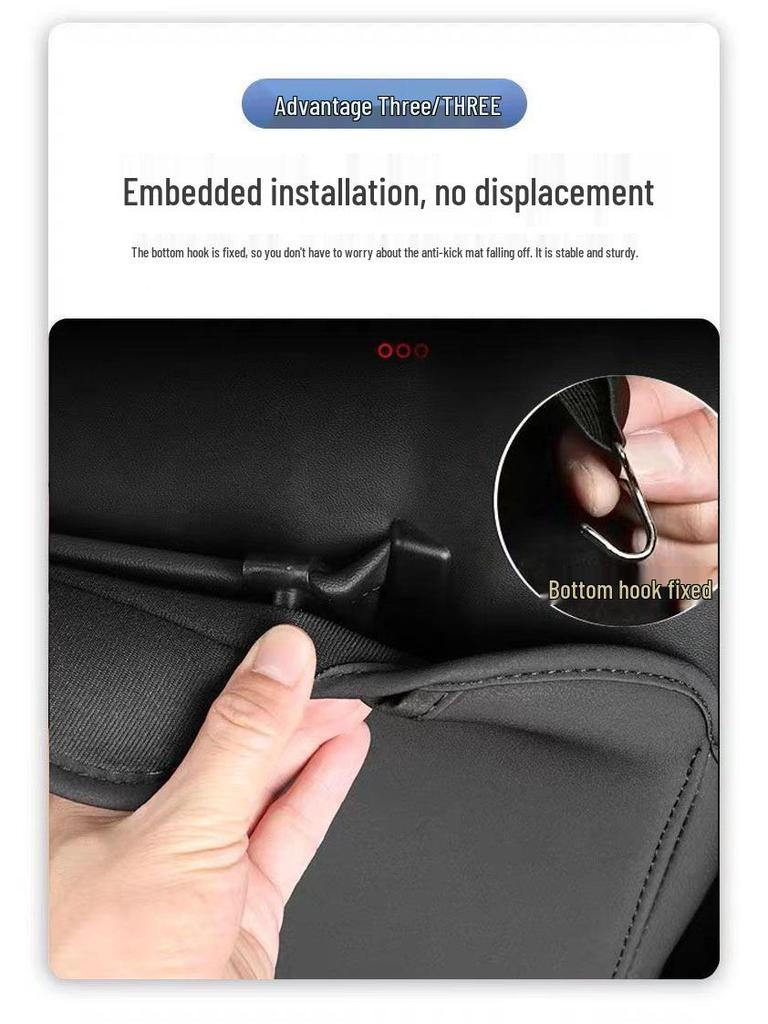 Wuling Xingchi Rear Seat Anti-Kick & Vent Protection Mat for Child Seats
