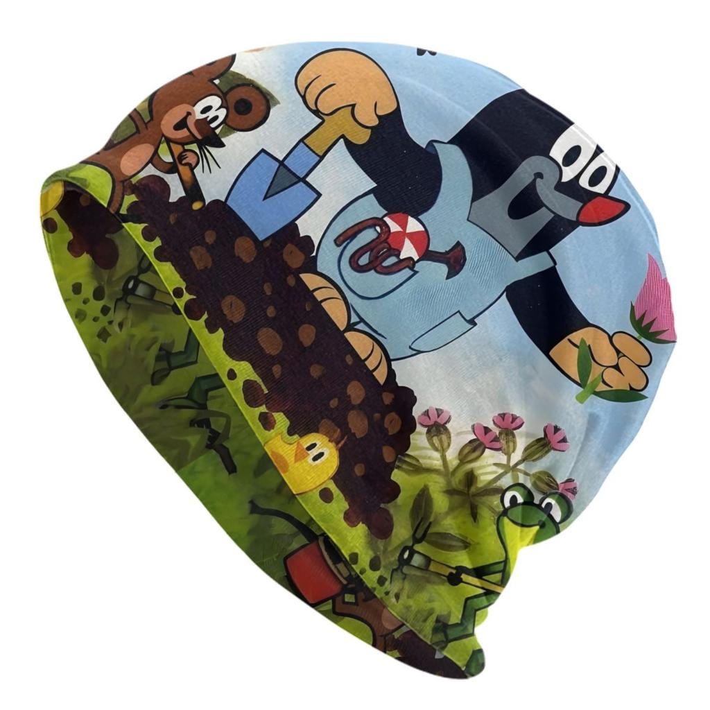 Cartoon Czech The Little Mole Bonnet Beanie Knit Hat Unisex Women Fashion Unisex Krtek Krtecek Warm Winter Skullies Beanies Caps