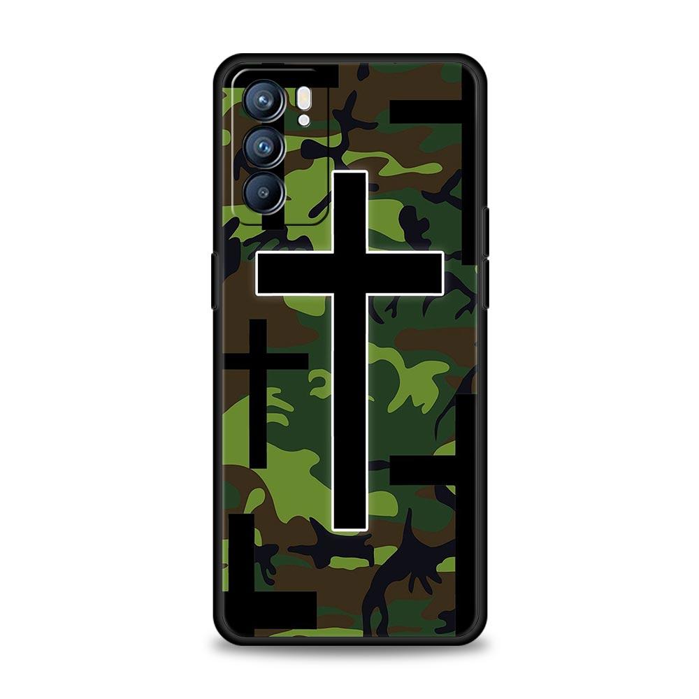 Christian Bible Jesus Phone Case For Oppo Reno14 Reno13 Reno12 11 F 10 Find X5 X9 Pro A54 5G A53 A52 A9 A78 4G A79 A80 A98 Cover