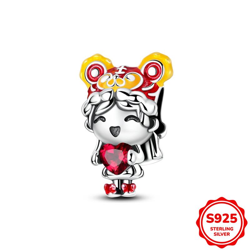 New In Copper Various Doll Series Dangle Charm Bead Fit 3Mm Bracelet Necklace For Women Pendant Luxury Diy Jewelry Gift