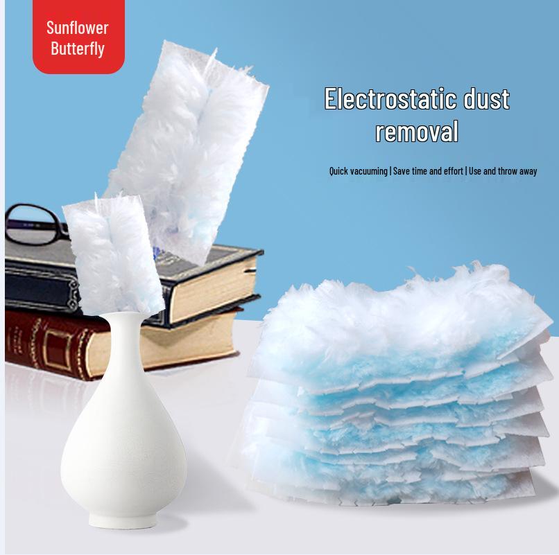 Desktop Electrostatic Dust Duster Replacement Core - Hair & Debris Cleaning Brush for Car & Household.