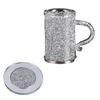 Crystal Glass Coffee Cup with Handle Wine Glasses Double Layer Heat Insulation Cup Drinking Cups Drinkware Easy To Clean