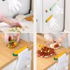 Glove Clip Strong Clamping Force Punch-free Easy Access Not Easily Break Easy-to-Wear Carrot Shape Disposable Glove Clip Kitchen Gadget