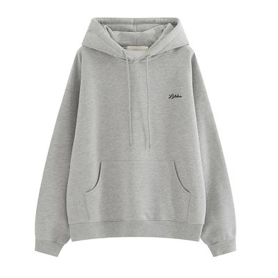 Women's Hooded Sweatshirt with Velvet Hoodie In Autumn and Winter Loose Korean New Style Women's Student Tops Women's Clothing