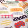 RetroStory Washi Tape Sticker Pack - Stripes, Polka Dots & Shapes for Journaling & Collage