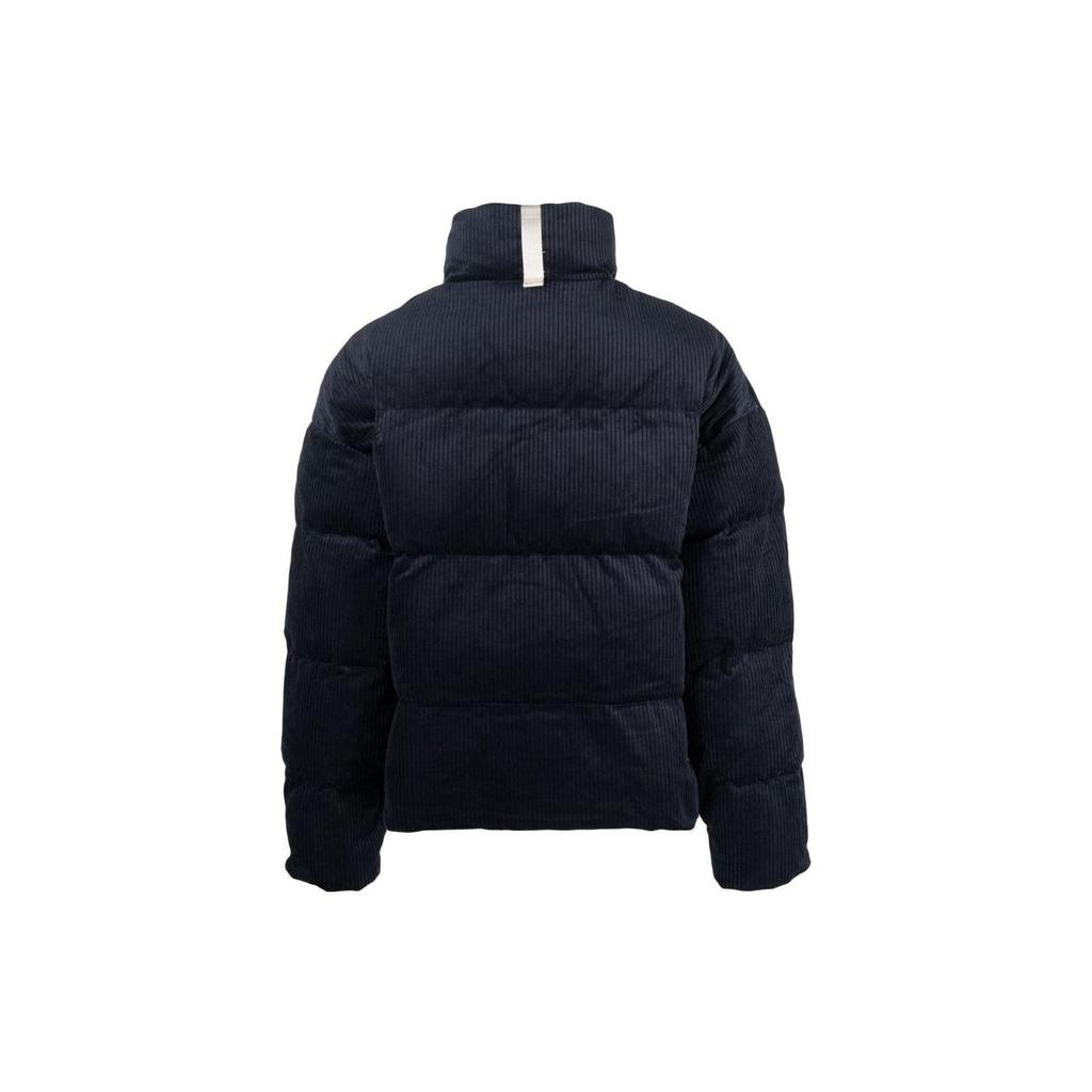 Puma X Vogue Collaboration Solid Color Appliqué Stand Collar Jacket Women Jacket Navy-Blue 536696-43