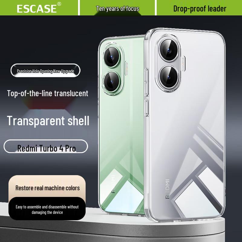 ESCASE Protective Case & Screen Protector for Redmi Turbo Series