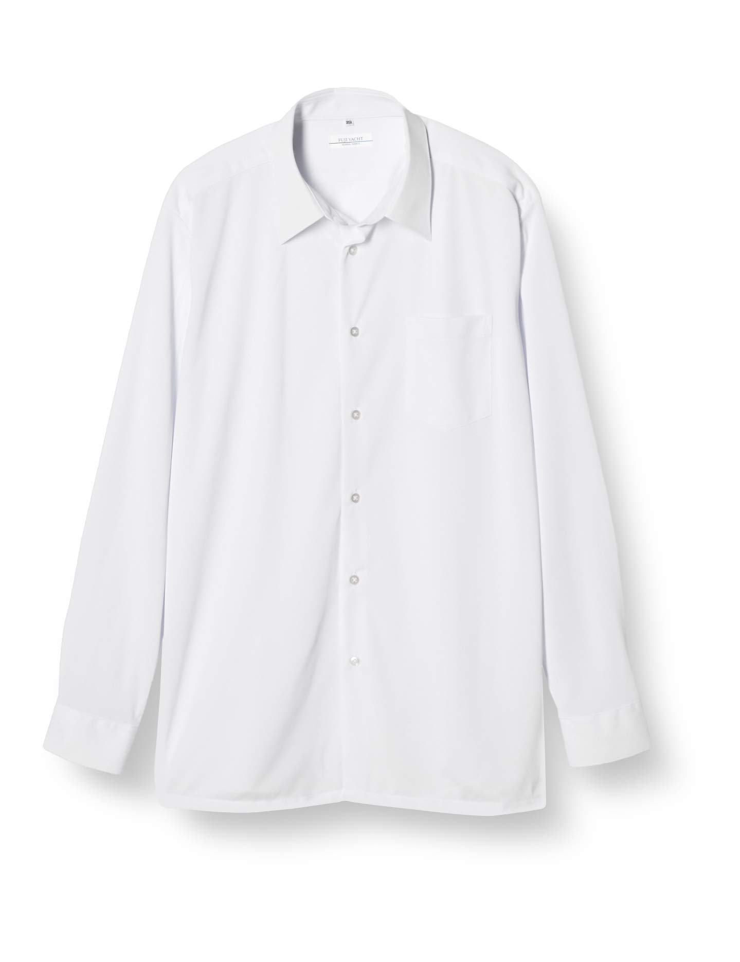 

Yacht School long sleeve no iron easy to care quick 170A [Fuji Uniform] Men s shirt, required, for, drying, TSEASY01, white, белый