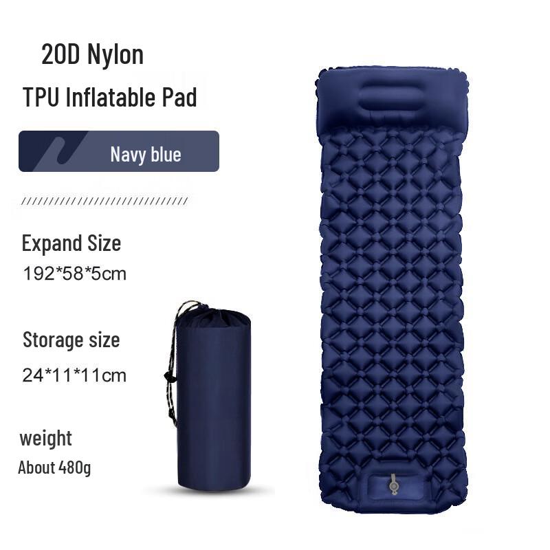 Outdoor Press-Type TPU Inflatable Camping Mat Single