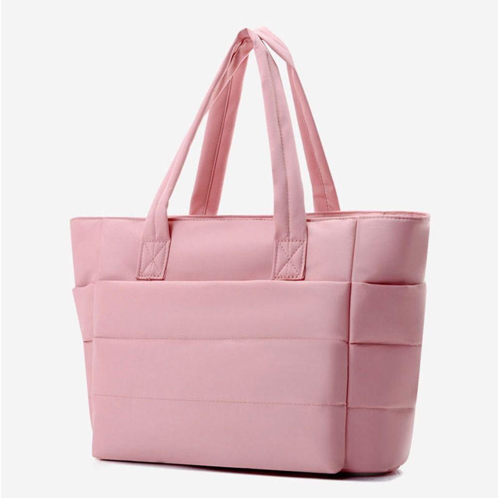 Veľká bavlnená prešívaná taška Tote Ľahká prešívaná taška Tote Cestovná kabelka Unisex