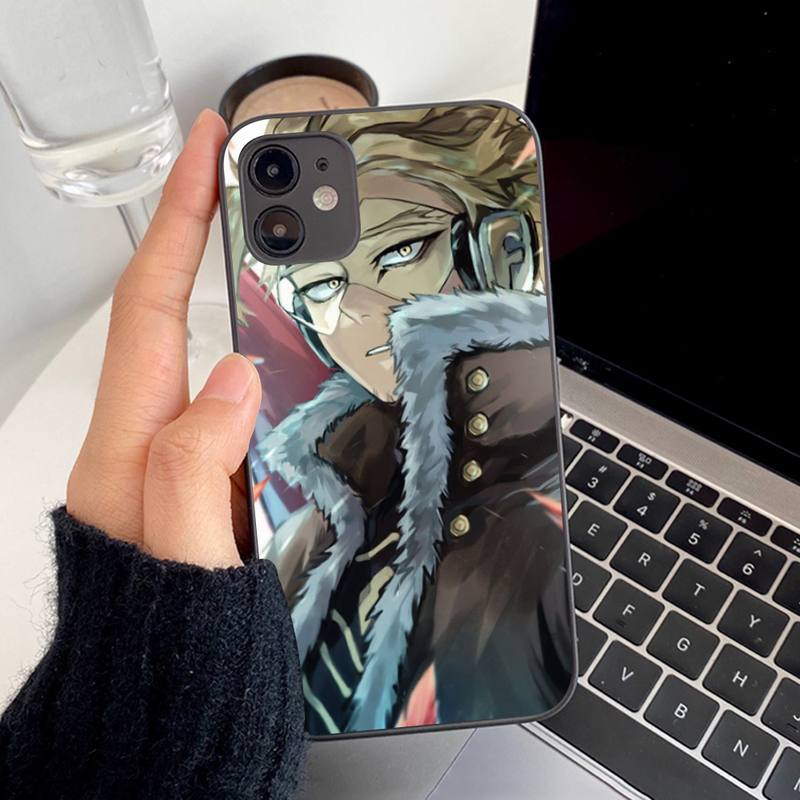 Capa de celular Anime MHA Hawks BNHA para iPhone 11 12 13 mini pro XS MAX 8 7 6 6S Plus X 5S SE 2020 XR