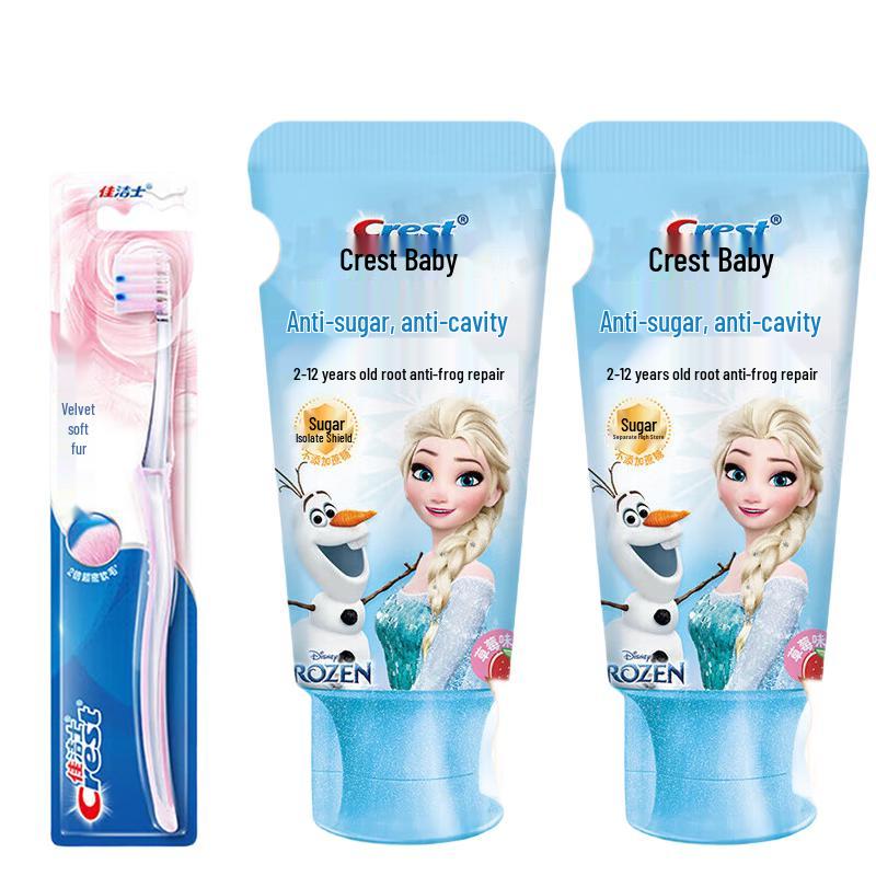 Crest Kids Toothbrush & Frozen Toothpaste Combo