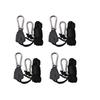4PCS/2 Pairs Adjustable Rope Hanger Ratchet Tie Down Ratchet Straps Grow Light Hangers 1/8'' 150lb Reinforced Internal Gears Ratchets for Grow Lights