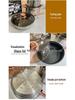 Cross 12-Piece Stainless Steel Cookware Set: Thickened Pots, Double-Bottom Frying Pan, Milk Pot, and Soup Pot