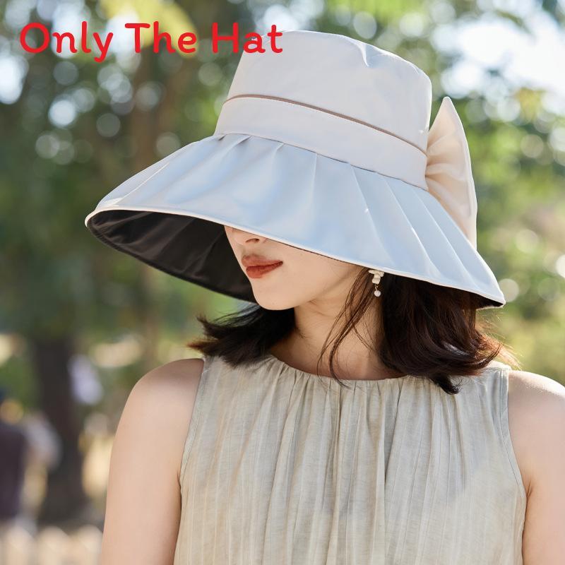 

Sun Protection Wide Brim Hat With Adjustable Fit For Outdoor Summer Travel білий
