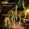 Solar LED Flower Vine String Lights for Outdoor Decor