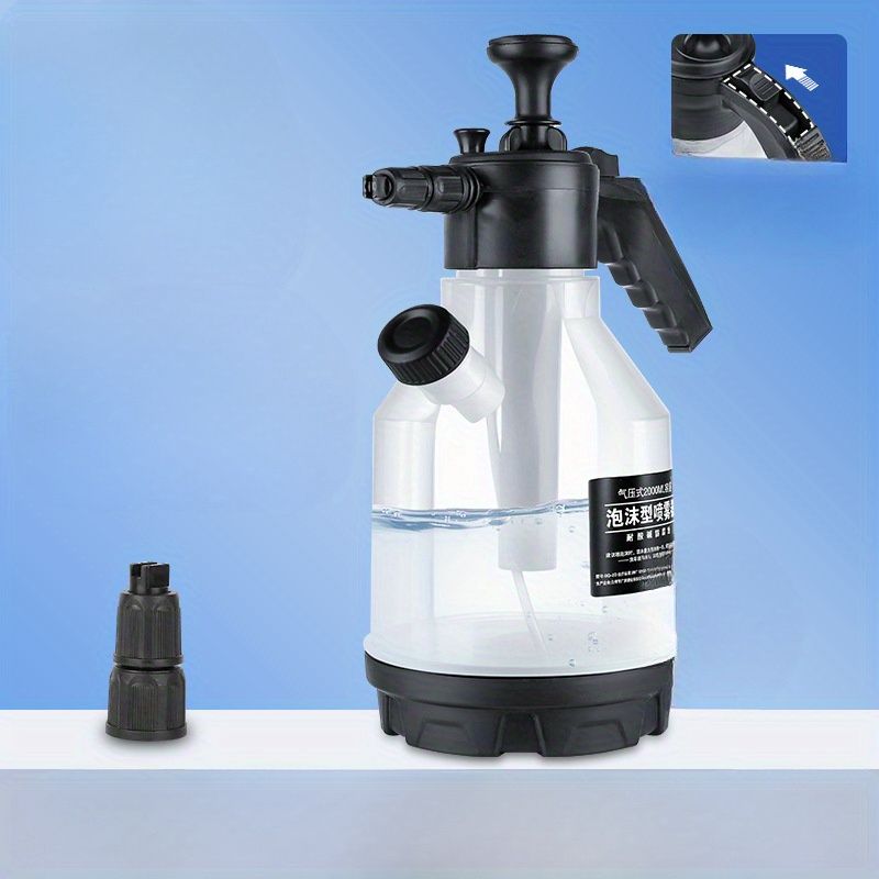 Car washing foam spray can Hand held side opening high-pressure PA bottle Car washing liquid foam magic tool Car cleaning tool