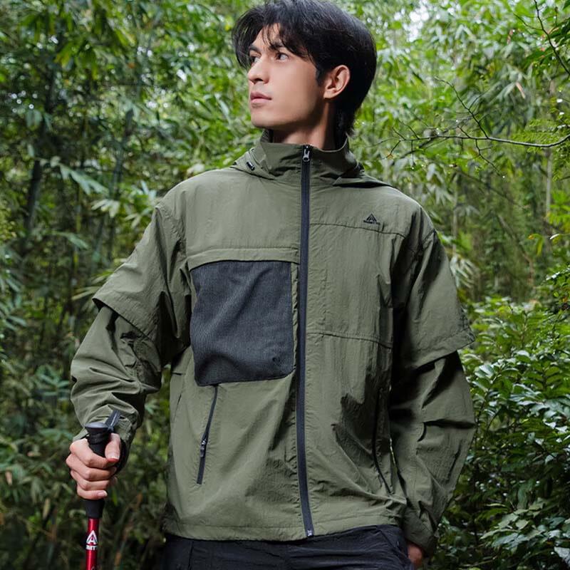 HUMTTO Men s Outdoor Colorblock Sport Jacket 4XL