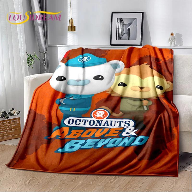 Coperta Bambino Carina The Octonauts Barnacles, Morbida Coperta Plaid per Casa Camera da Letto Letto Divano Picnic Viaggio Ufficio Coperta