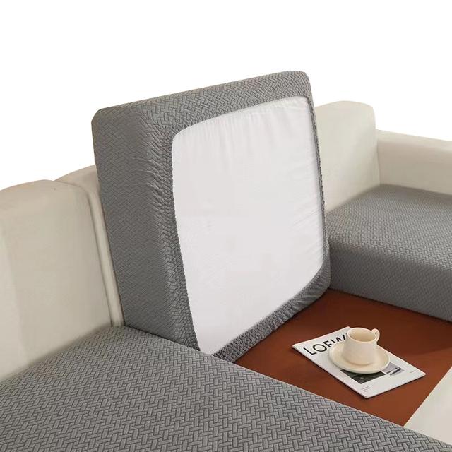Sofa Seat Cushion Cover Elastic Thick Jacquard Sofa Seat Cover Sofa Cushion Cover L Shaped Sofa Cover