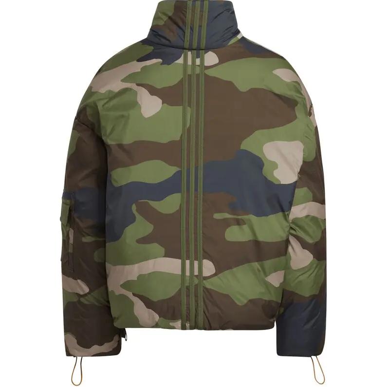 Ivy Park x Adidas SS23 Camouflage Reversible Nylon Cotton Jacket Unisex Outerwear Military-Green HZ2321