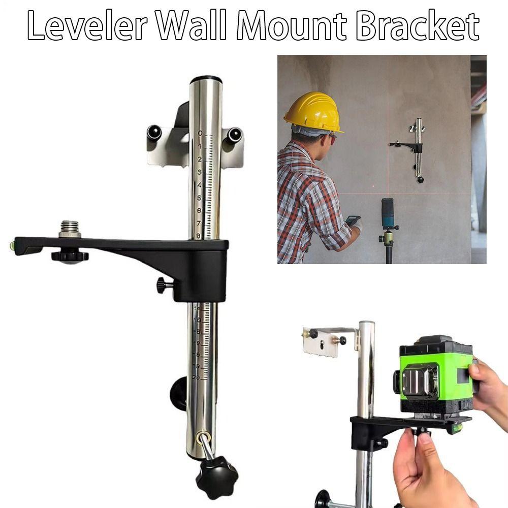 Height Adjustable Level Bracket 180 Degree Rotation Leveling Tool Furniture Installation