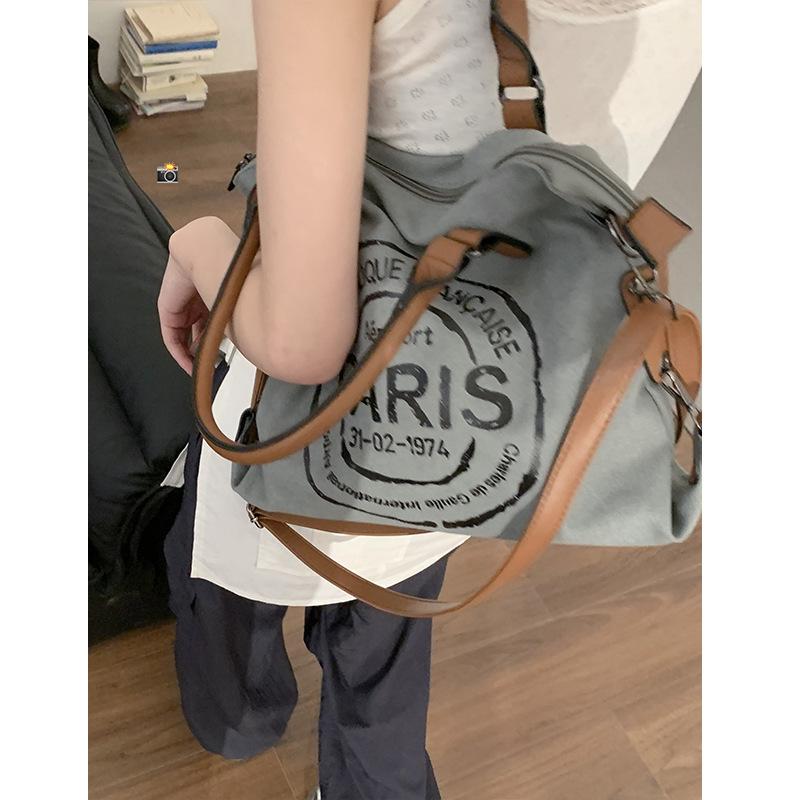 Casual Handbag, Fashionable Letter Tote Bag, Large-capacity Crossbody Bag