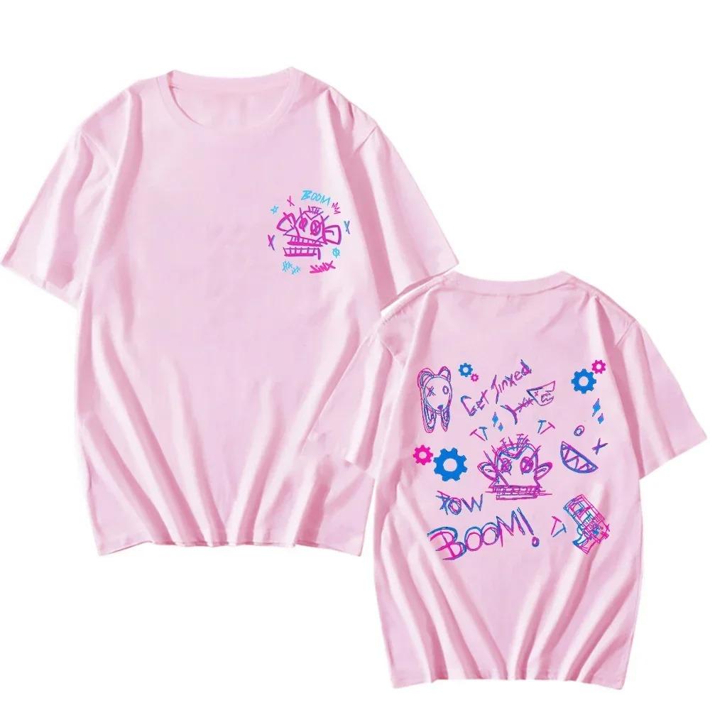 Arcane Jinx T Shirt Fashion Funny Cute Anime Bunny Monkey T-Shirt Unisex Summer Sport Jogging Short Sleeves Plus Size Loose soft