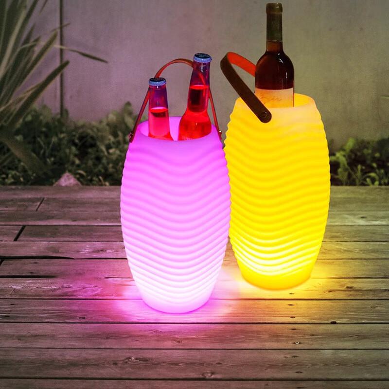 Portable LED Luminous Ice Bucket Bluetooth Speaker
