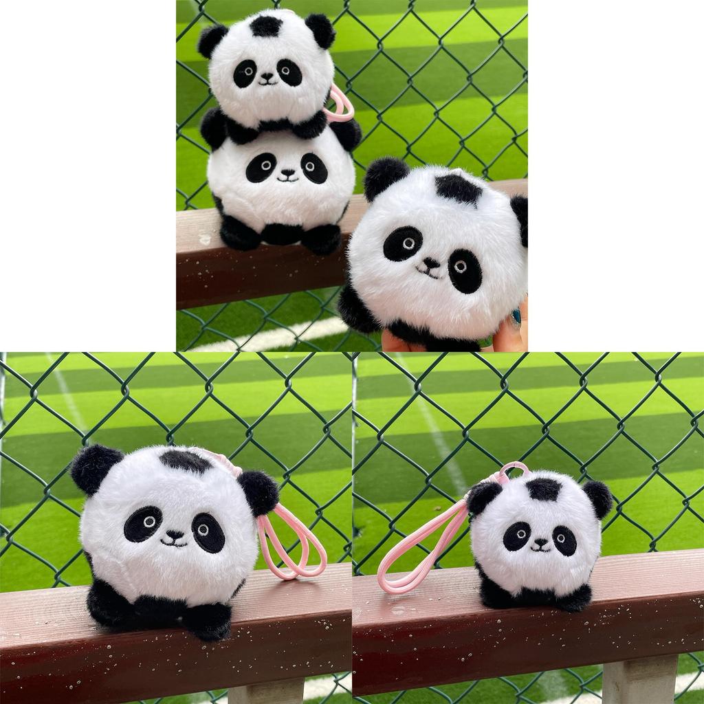 Football Panda Plush Keychain Toy For Kids And Teens Perfect For Bags And Car Decor