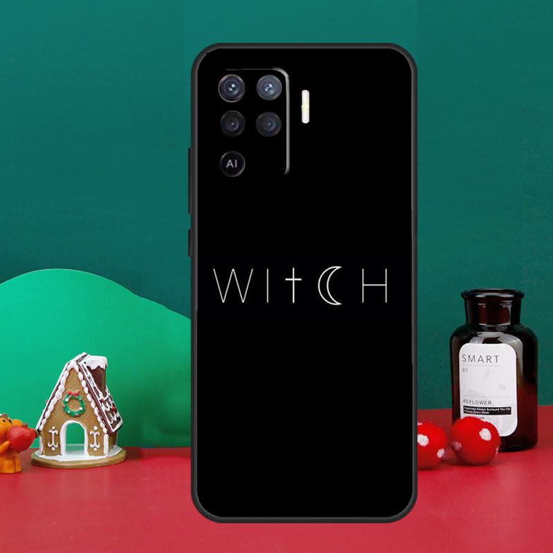 Halloween Moon Witch Horror Case For Oppo A98 A78 A58 A38 A18 A54 A74 A94 A80 A60 A40 A96 A76 A16 A15 A17 A57 A5 A6 Pro