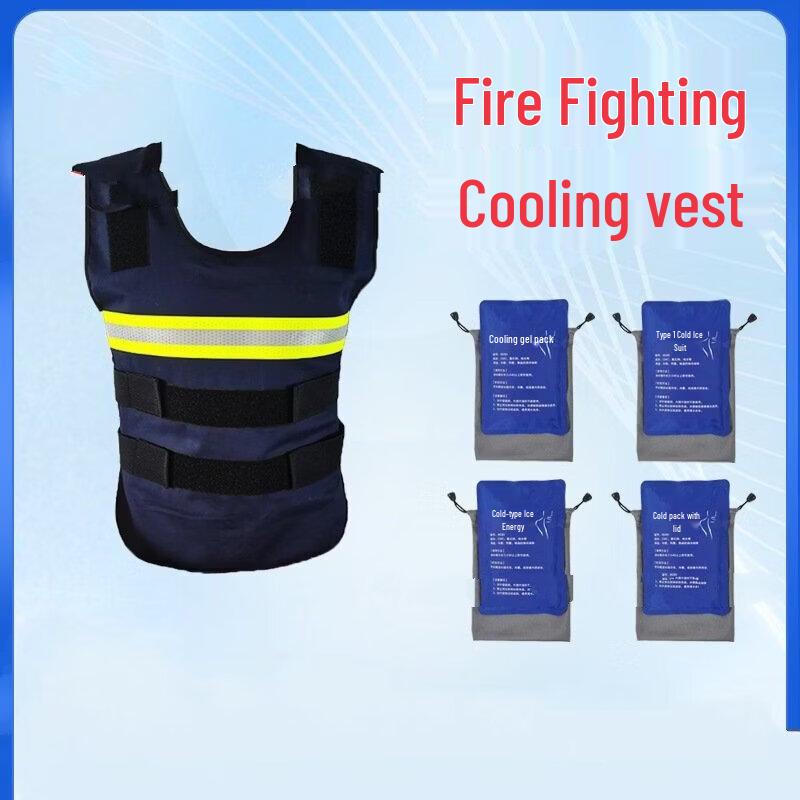Brangdy Firefighter Cooling Vest with Ice Packs