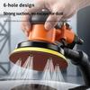 10Pcs 5Inch Hook Loop Sandpaper Sanding Discs For Angle Grinder 6 Holes for Dust Extraction Dry Wet Sanding