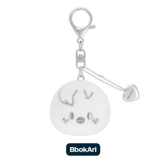 Pre-order Stray Kids World Tour dominATE: celebrATE SKZOO Face Key Ring Silver ver.
