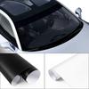 135x20CM Car Front Windshield Vinyl Waterproof Banner Stripe Decals Anti UV Heat Control Auto Window Visor Stickers Black/White