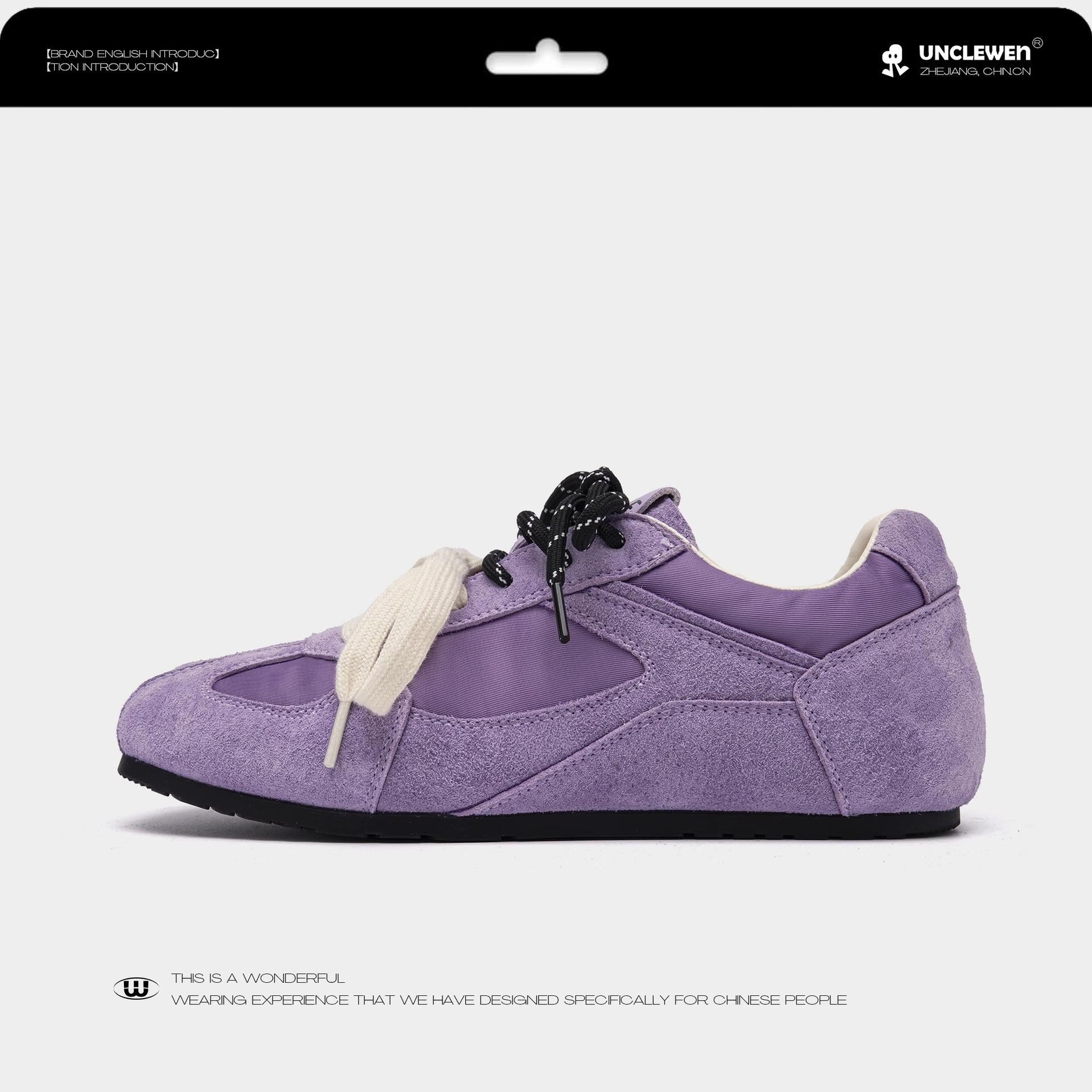 

Лан Кабинет Фадж Немецкие Тренировочные Кроссовки Женские с Внутренним Увеличением Высоты Кроссовки Форреста Гампа Женские Весна и Осень Повседневные Фиолетовые Кроссовки Женские Сн 35