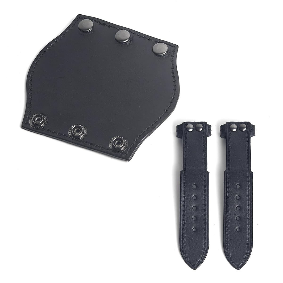 

Кожаная накладка на ручку NEOROSS для ланч-бокса Stanley (9.4л) - Пользовательские детали, ручка и накладка на защелку с нескользящим покрытием для улучшенного захвата [Черный]