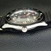 VINTAGE TITUS HAND-WINDING TURNABLE BEZEL SWISS MENS BLACK DIAL WATCH A700223-5 R202-a700223