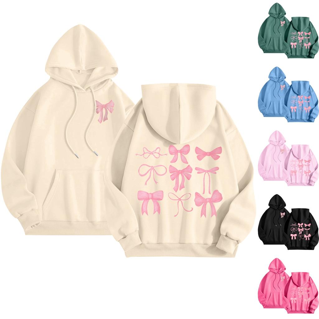 Dámské topy s potiskem s kulatým výstřihem Bavlněné ležérní módní pulovrové topy s dlouhým rukávem Halenka