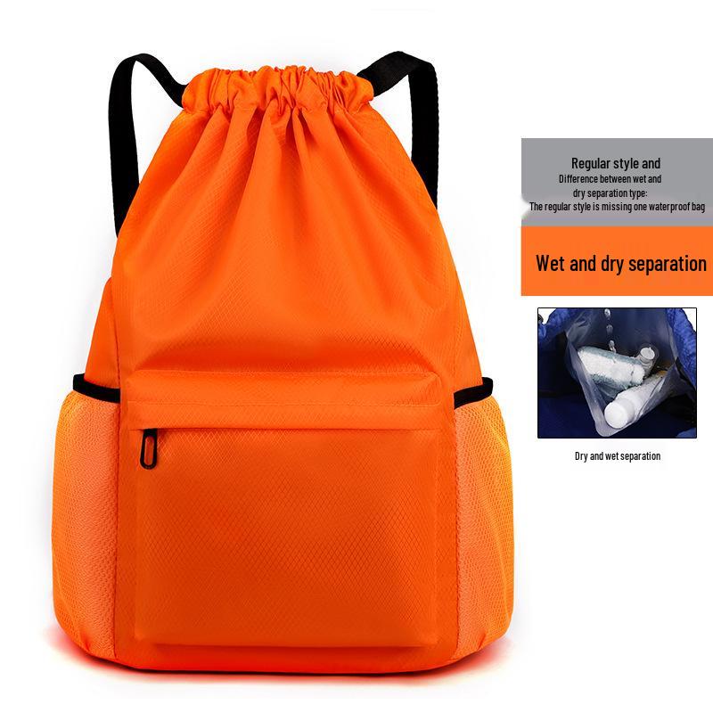 Portable Fitness Drawstring Backpack for Sports, Training, and Events