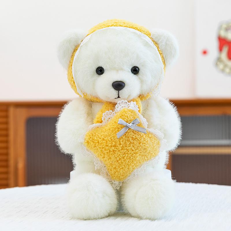 Love Variety Bear Plush Toy Wedding Gift Confession Teddy Bear Ring Doll