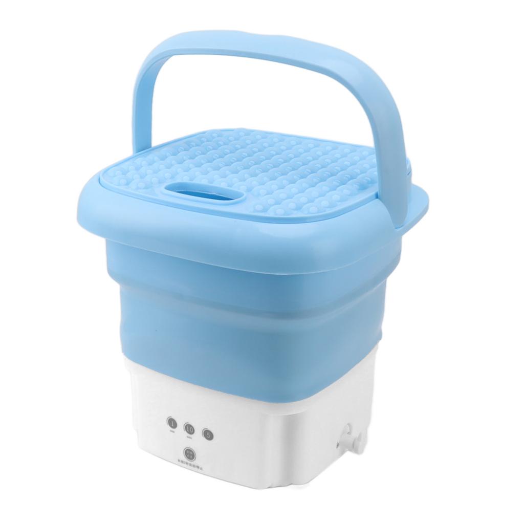 Portable Mini Washing Machine Folding Underwear Socks Washer for Homes Travel Camping 100‑240V