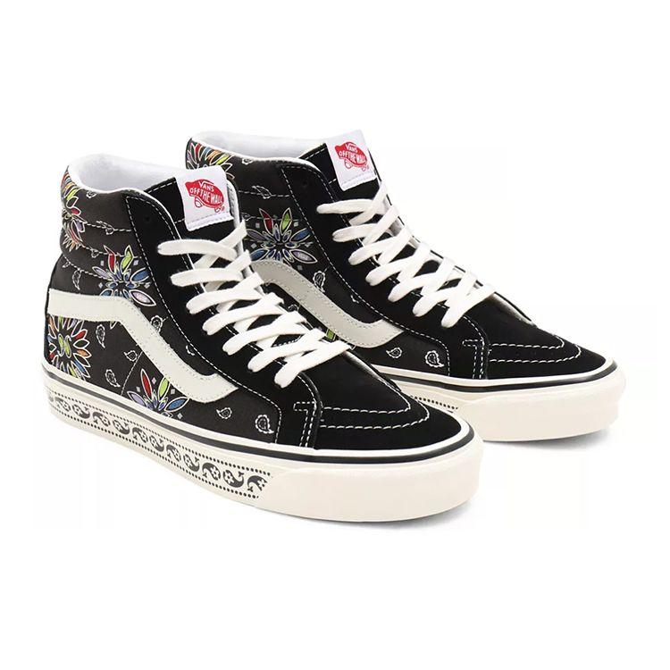 Vans Sk8-Hi 38 DX Anaheim Factory - Paisley Unisex Sneakers Black VN0A38GF9GG