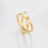 Cross Gold Women's Rings Stainless Steel Wedding Engagement Casual Ring Female Jewelry Gift for Lover