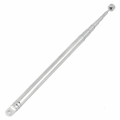 1pc Brand New 7 Sections Replacement Telescopic Antenna TV Radio DAB AM/FM Universal Telescopic Antenna