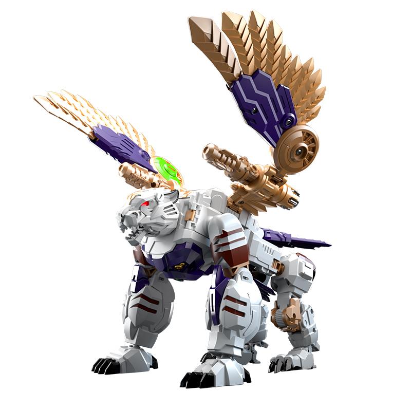 Transformed Toy Beastman BW Super Warrior Tiger Eagle Warrior Variable Model