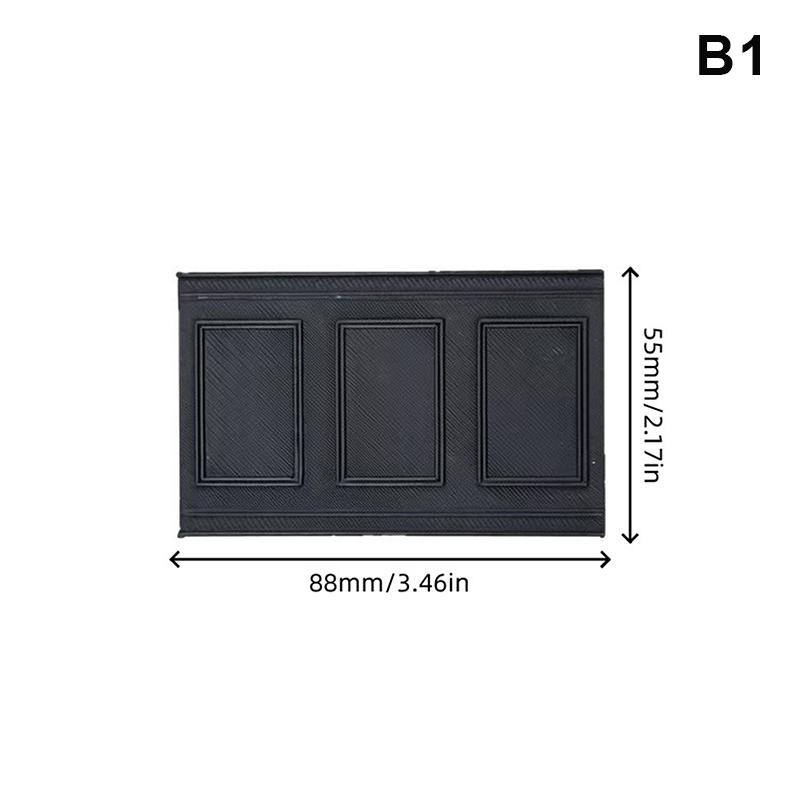 1Pcs Role Play Doll House Accessories Dollhouse Square Wall Skirt Wall Panel For Micro Landscape Window Display
